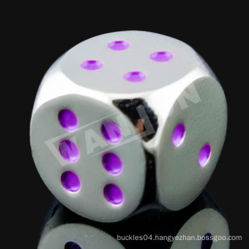 Customized enamel game dice